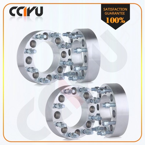 4Pc 2/" Thick 8x6.5 to 8x180 Wheel Spacers Adapter for 02-06 Chevy Avalanche 2500