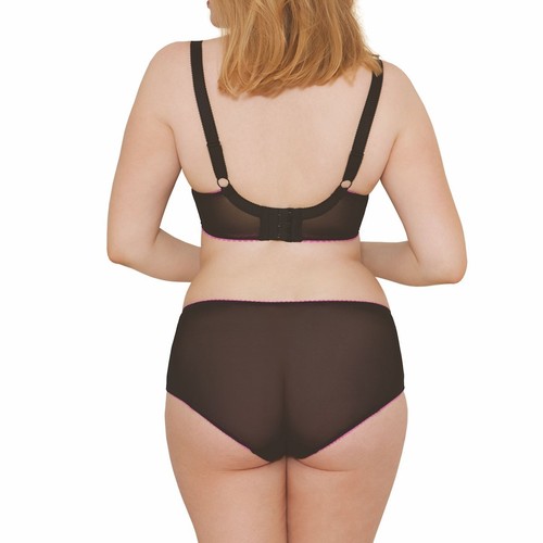 womens briefs 3703 Curvy Kate Bridget Shorty Brief Black//Pink Mix 8-18