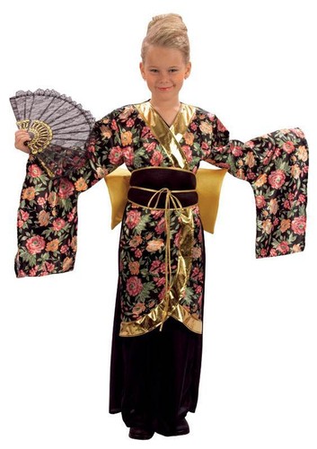 Geisha Girl,Large,Japenese,Girls Oriental Fancy Dress Costume,Kids Book Week #US