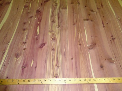 Aromatic Knotty Cedar wood veneer 24/" x 96/" sheets on paper backer 1//40/" thick