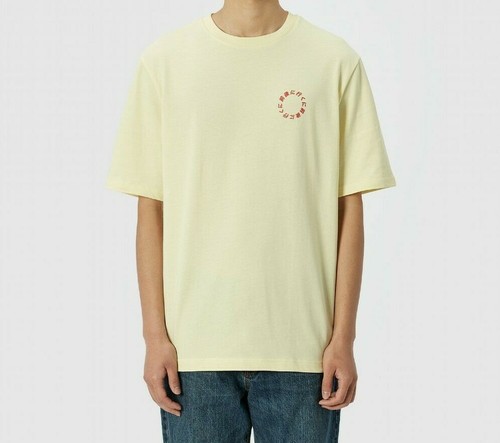 Mens Axel Arigato Japanese Circle Graphic Yellow T-Shirt RRP £59.99 LA2