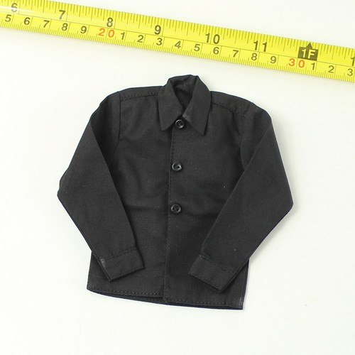 1//6 Scale Male Black Shirt Model Black for 12/" Hot Toys Action Figure Body