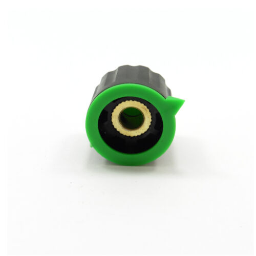 5x 6mm grande spinta sulla Manopola per Potenziometro cappuccio in plastica diversi colori 23mm