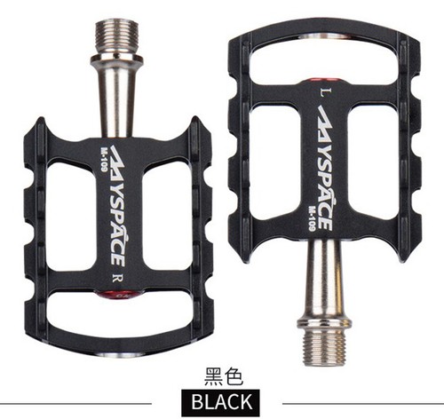 Aluminum Bicycle Pedals For MTB Non Slip Antiskid Sealed Bearing Flat Platform