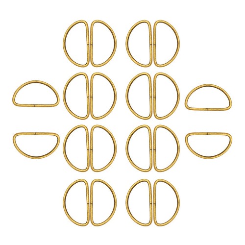 20pcs For Straps Bags Purses Belting Accessories Metal Belts Buckle Loop D Ring