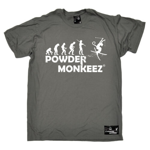 Evolution Ski T-SHIRT Skiing funny clothing skiing gear tee Birthday gift top