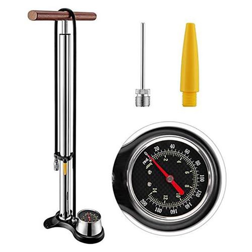 RockBros Bicycle Pumps with 200 Psi Gauge High Pressure Dual Bike Floor Pump