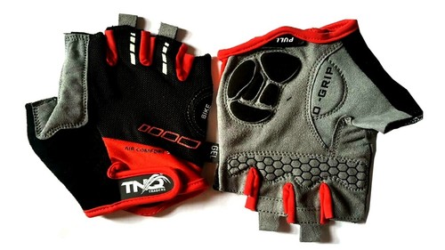 Men Cycling Gloves Bike Half Finger Bicycle Gel Padded Finger-less Sports TNQ uk