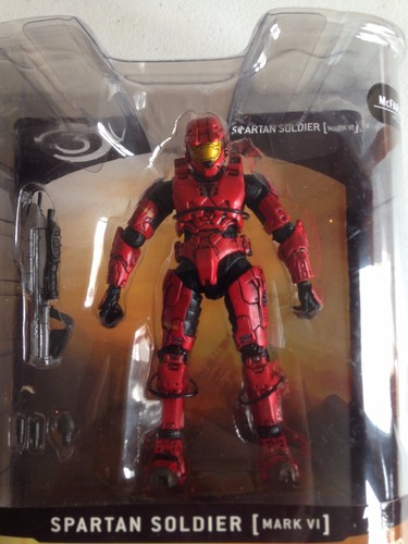Halo 3 Series 1 Red Spartan Soldat Mark VI