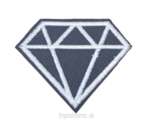 Diamond Gem Iron Sew On Patch Badge Applique Motif *Buy 2 get 10/% off* UK