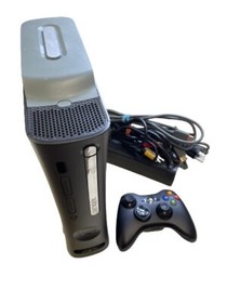 Microsoft Xbox 360 14GB Black Game Console Controller Authentic Bundle TESTED