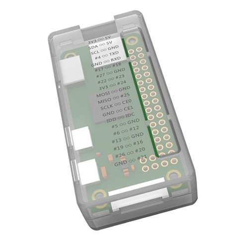 Wear-Resistant Clear ABS Case Enclosure for Raspberry Pi Zero /& Zero W