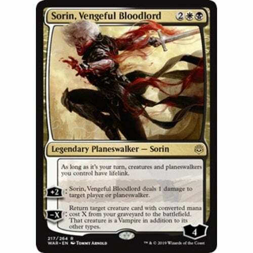 War of the Spark Vengeful Bloodlord Magic: The Gathering Sorin