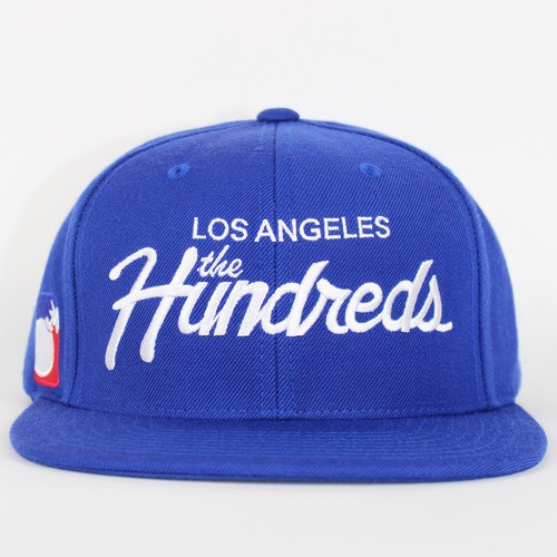 The Hundreds Snapback Blue Forever Team Hundreds Los Angeles Flat Cap