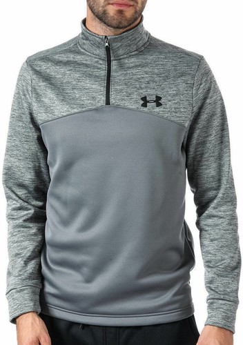 Under Armour Mens Full Half Zip Active Wear Sports Gym Long Sleeve Top Hoody