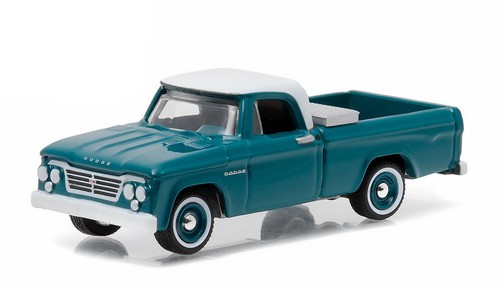 1963 DODGE D-100 WITH TOOLBOX PICKUP COUNTRY ROADS 14 1//64 GREENLIGHT 29830 A