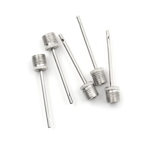 5X Sport Inflating Needle Pin Nozzle Football Basketball Soccer Ball air PumRKCA