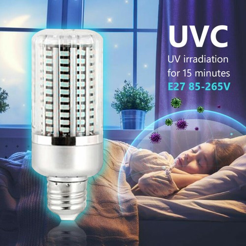 LED UV UVC Disinfection Lamp 40W Germicidal Sterilizer Light Bulb E27 85-265V 1