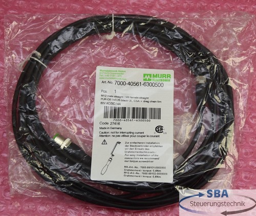 Murr Elektronik Kabel Typ 7000-40561-6300500 Neuware in OVP