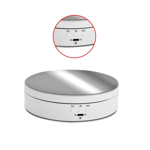 Support D/'Affichage Rechargeable de Plateau Tournant Ajustement de Vitesse G6P5