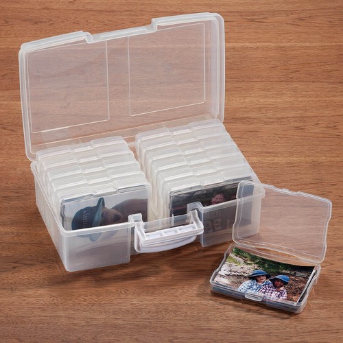 Plastic Photo Storage Set of 17