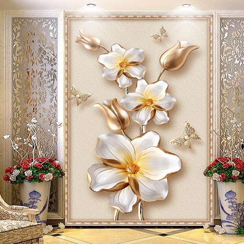 Textile Wallpaper Wood Fiber European Style Living Room Backdrop Wall Papers New