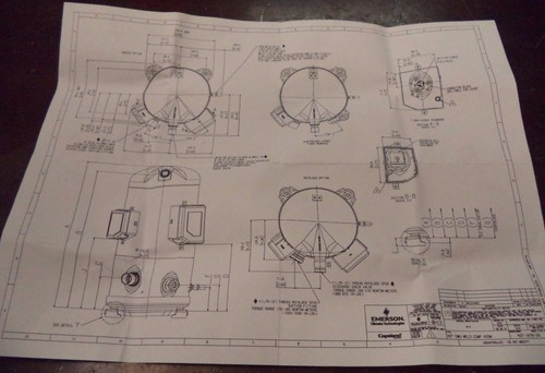 COPELAND COMPRESSOR COIL 200-240 VOLTS P//N 998-0060-09