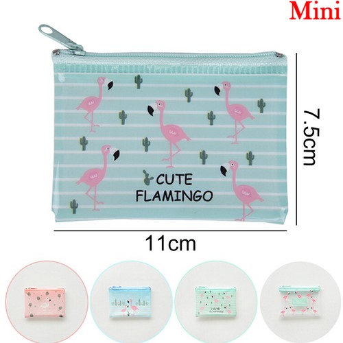 Flamingo File Bag Document Bag School Office Supplies Mesh File Folder Bags TS