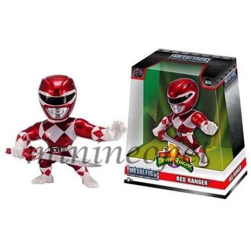 JADA TOYS 99270 4/" POWER RANGERS DIECAST METALS FIGURE RED RANGER M334