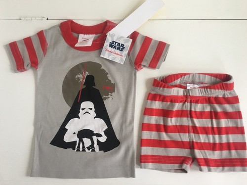 hanna andersson Boys Star Wars Pajamas 80-85 Nwt $44