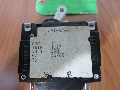 Heinemann Electric 2 Pole 250 Volt Circuit Breaker LOT OF 5 JA1-A3-A