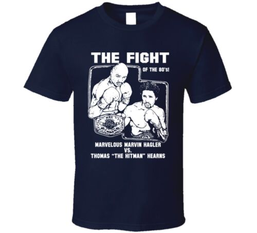 Hagler Vs Hearns Fight Card Boxing T Shirt