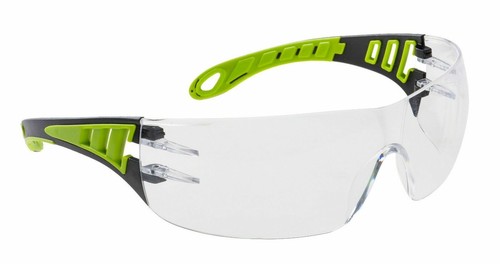 Portwest PS12 Lightweight Polycarbonate Tech Look Protective Safety Goggles ANSI