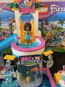 Lego Friends 41313 Heartlake Summer Pool Complete With Manual No Original Box