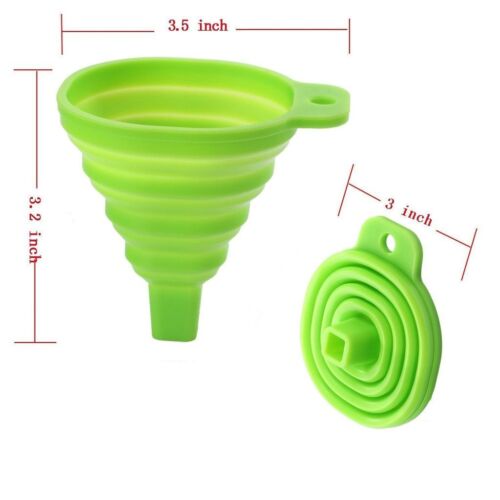 Foldable Silicone Kitchen Funnel Retractable Practical Household Tool Gadget