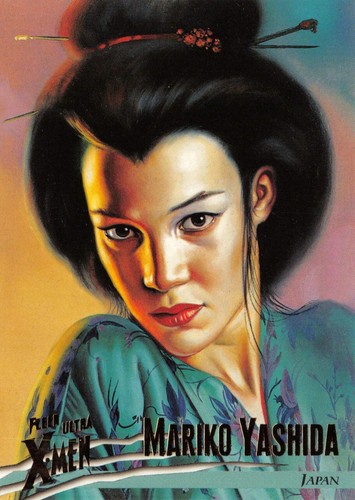 MARIKO YASHIDA 1996 X-Men Fleer Ultra Wolverine BASE Trading Card #29