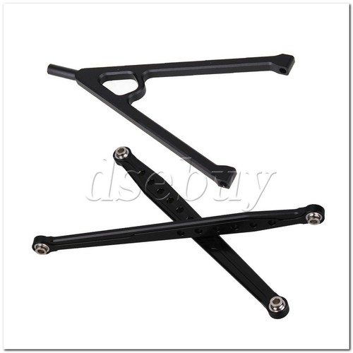 3x Avant Noir Châssis Y-Link /& Suspension Link SCX0006//07 pour Axial RC1:10 Buggy