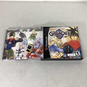 Grandia 2 II Sega Dreamcast - Manual, Case, Music CD, Reg. Card - No Game Disc