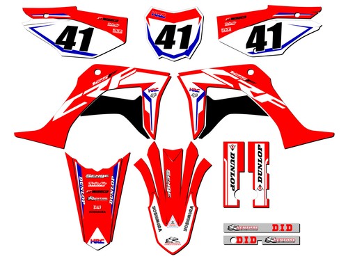 2019 2020 CRF 125 GRAPHICS KIT CRF125 DECO DECALS DÉCOR FITS ON HONDA STICKERS