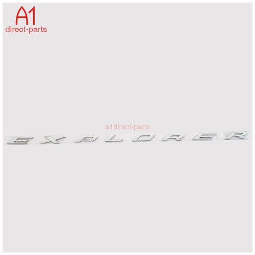 Silver Graphite Hood Emblem Letters Fits 11-15 Ford Explorer Sport gloss