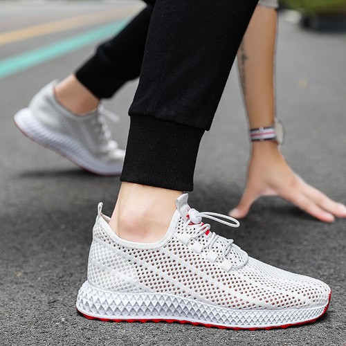 Details about / Womens Mesh Lace up Outdoor Casual Athletics Shoes Breathable Training Sneakers