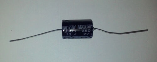 20uF Sub Mallory 22uF 350V Electrolytic Capacitor Radial Leads USA Seller