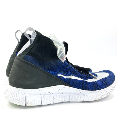 Nike Free Flyknit Mercurial FC Black Blue White Silver 836126-041 Men/'s 10.5