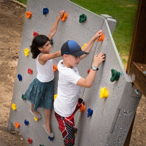 2017 Kids Rock Wall Hand Climbing Holds with Hardware Screw New