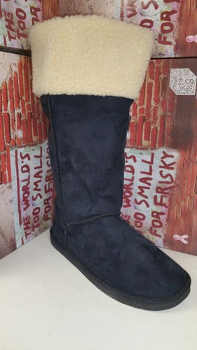 Frisky Black Faux Suede Women/'s Snow Winter Shoes Boots size 5-10 F9510