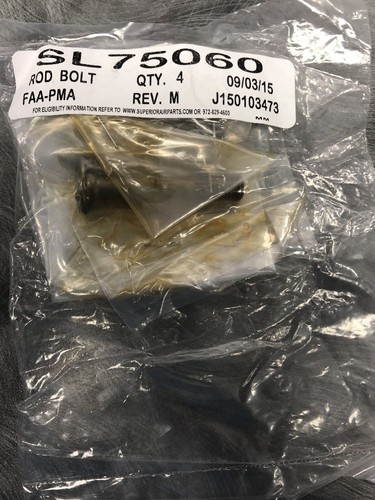 Lycoming Bolt Connecting Rod P//N 75060 4 Pack