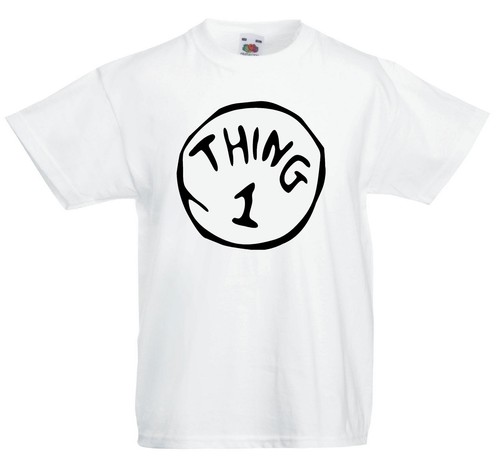 THING ONE T Shirt Childrens Kids Size 1 Cat in the Hat Dr Suess