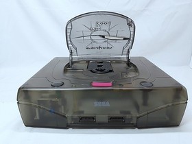 Sega Saturn Skeleton Black console S-video RCA cable Boxed set NTSC-J Tested