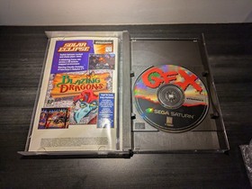 Gex CASE + Manual + Reg Card (Sega Saturn, 1996)