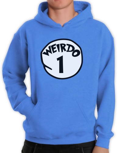 Weirdo 1 Costume Hoodie Halloween Party Matching couples Best Friends Red Thing